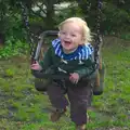 Harry's enjoying the swings, A Trip on the Norfolk Broads, Wroxham, Norfolk - 25th May 2013