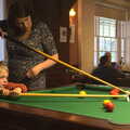 Fred helps out with a spot of pool, A Trip on the Norfolk Broads, Wroxham, Norfolk - 25th May 2013