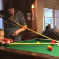 Fred helps out with a spot of pool, A Trip on the Norfolk Broads, Wroxham, Norfolk - 25th May 2013