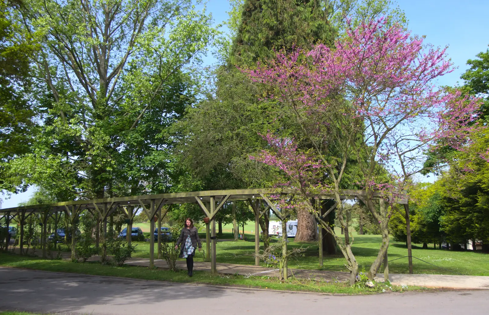 Isobel roams around, from The Bure Valley Railway, Aylsham, Norfolk - 26th May 2013