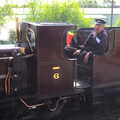 The engine driver on 'Blickling Hall', The Bure Valley Railway, Aylsham, Norfolk - 26th May 2013