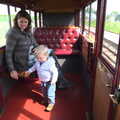 Harry gets up for a stomp around, The Bure Valley Railway, Aylsham, Norfolk - 26th May 2013