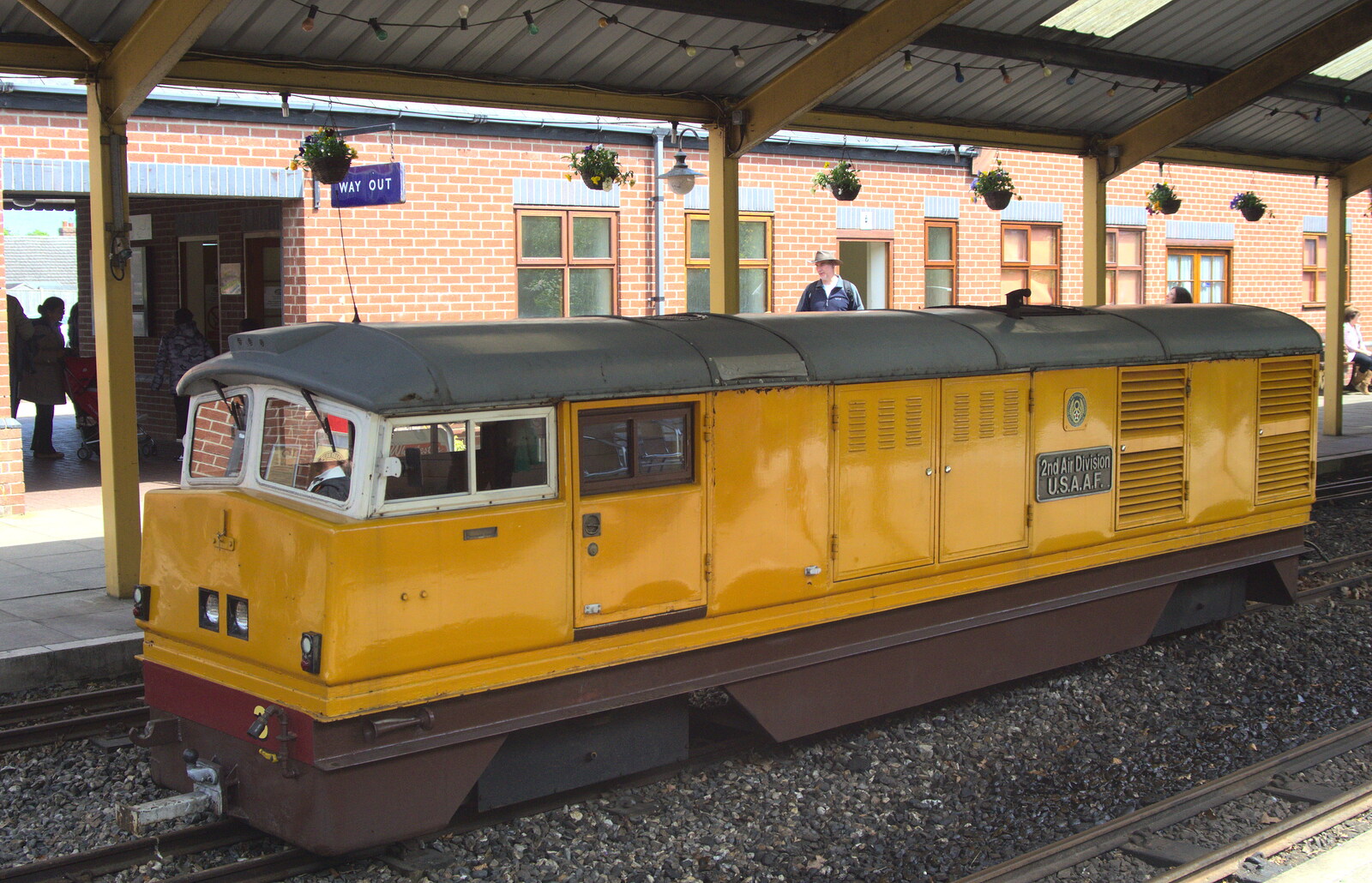 A miniature diesel, 2nd Air Division USAAF from The Bure Valley Railway, Aylsham, Norfolk - 26th May 2013