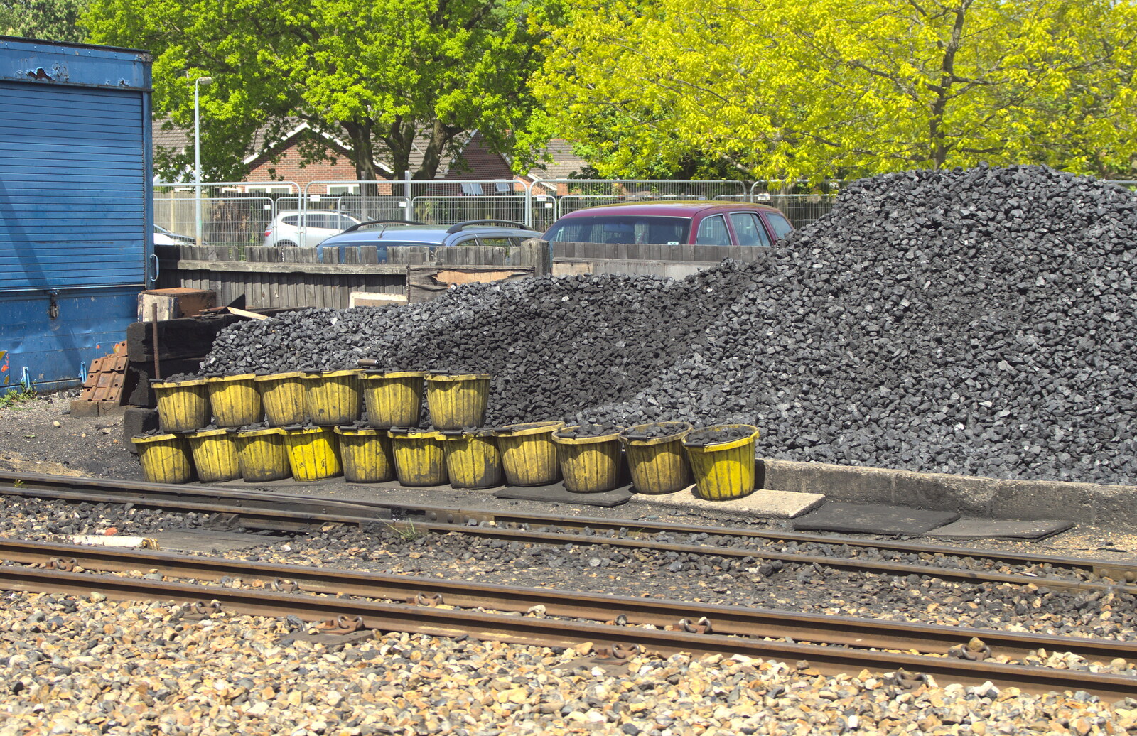 One or two buckets, and a pile of coal from The Bure Valley Railway, Aylsham, Norfolk - 26th May 2013