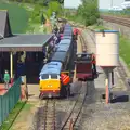 The diesel engine comes in, The Bure Valley Railway, Aylsham, Norfolk - 26th May 2013