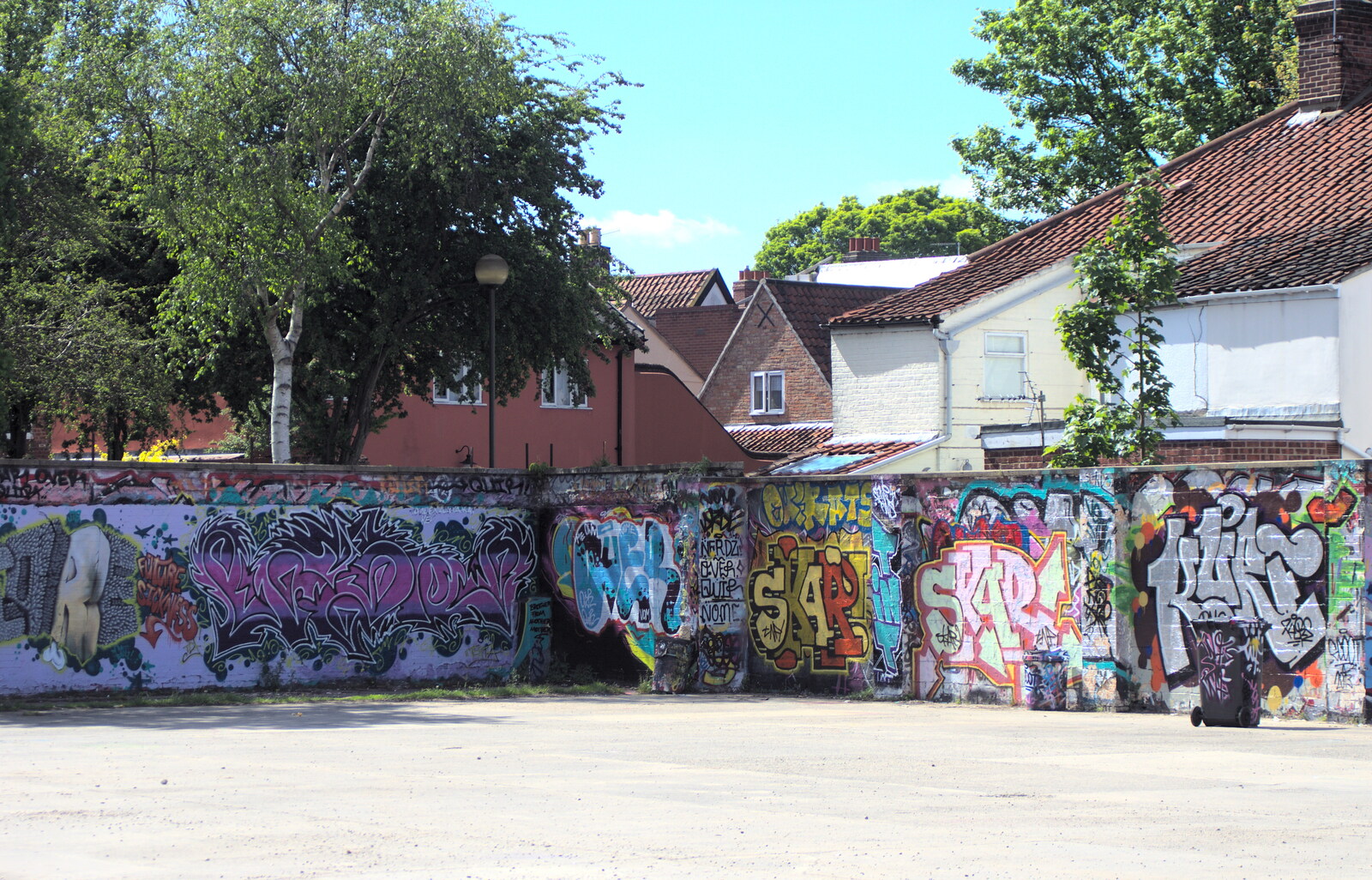 Loads of colourful tags from The Dereliction of HMSO, Botolph Street, Norwich - 26th May 2013