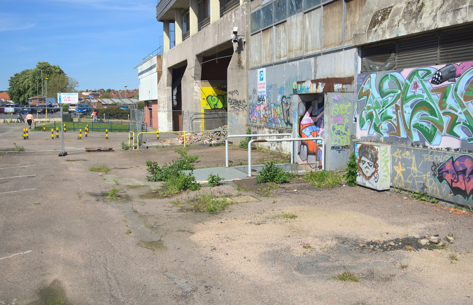 A view of the loading bay from The Dereliction of HMSO, Botolph Street, Norwich - 26th May 2013