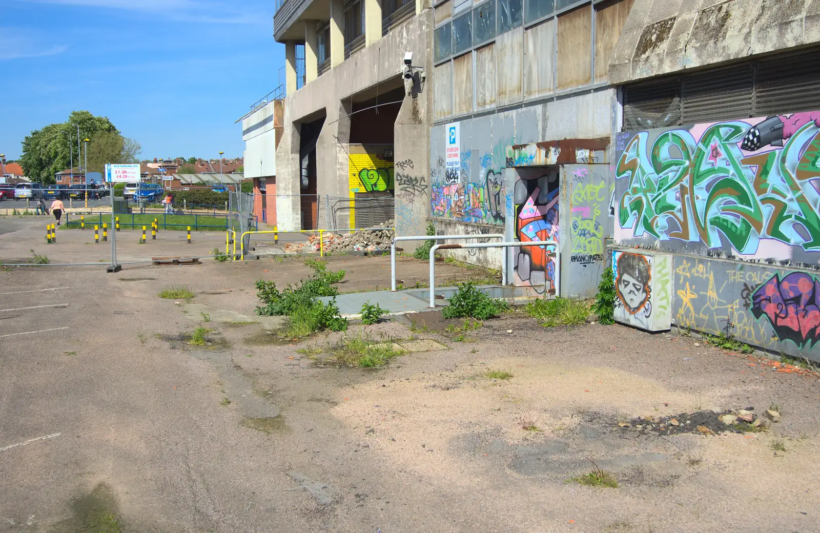 A view of the loading bay, from The Dereliction of HMSO, Botolph Street, Norwich - 26th May 2013