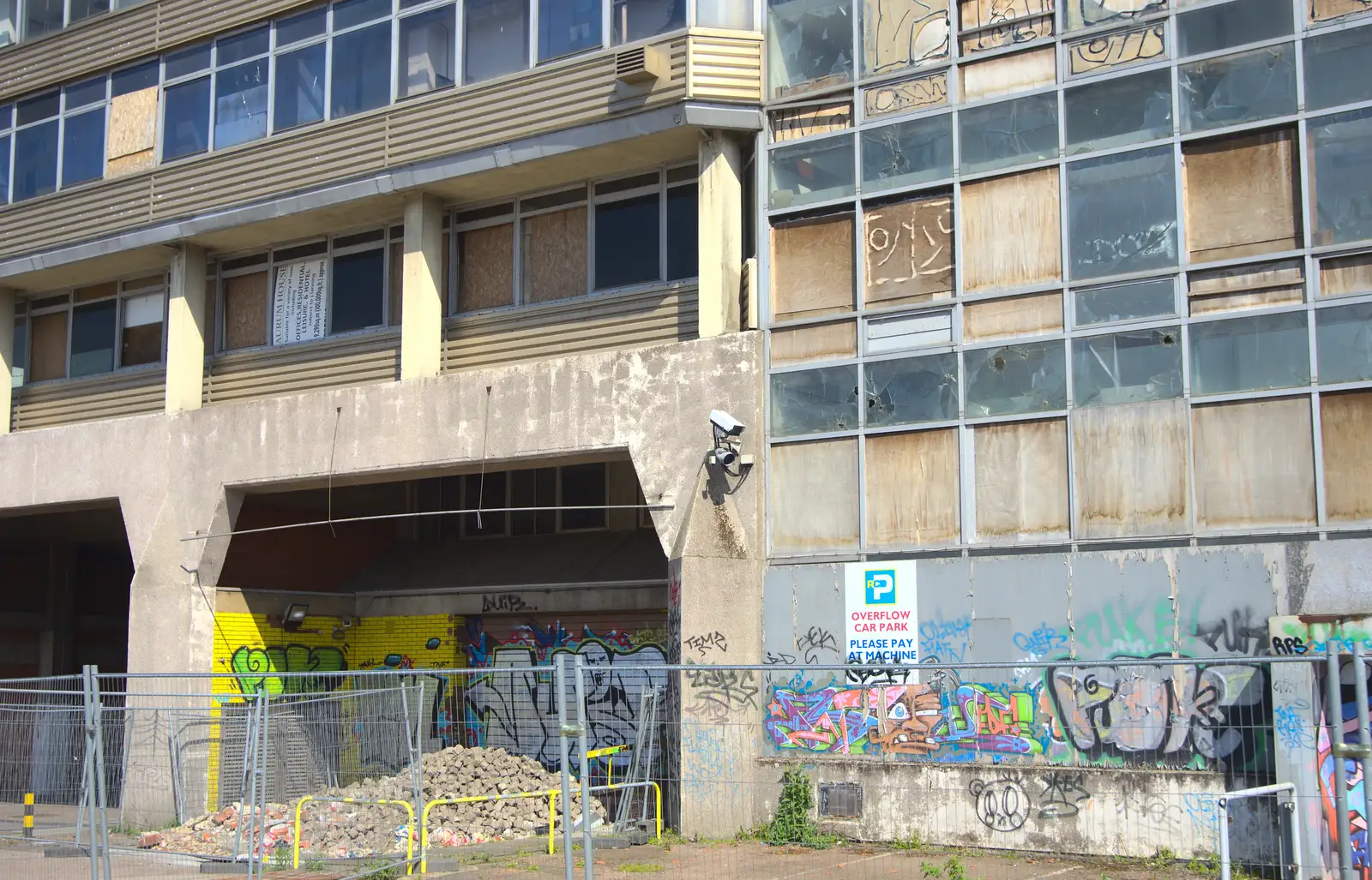 The loading bay, from The Dereliction of HMSO, Botolph Street, Norwich - 26th May 2013