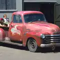 A 1940s American pick-up truck, A "Sally B" B-17 Flypast, Thorpe Abbots, Norfolk - 27th May 2013