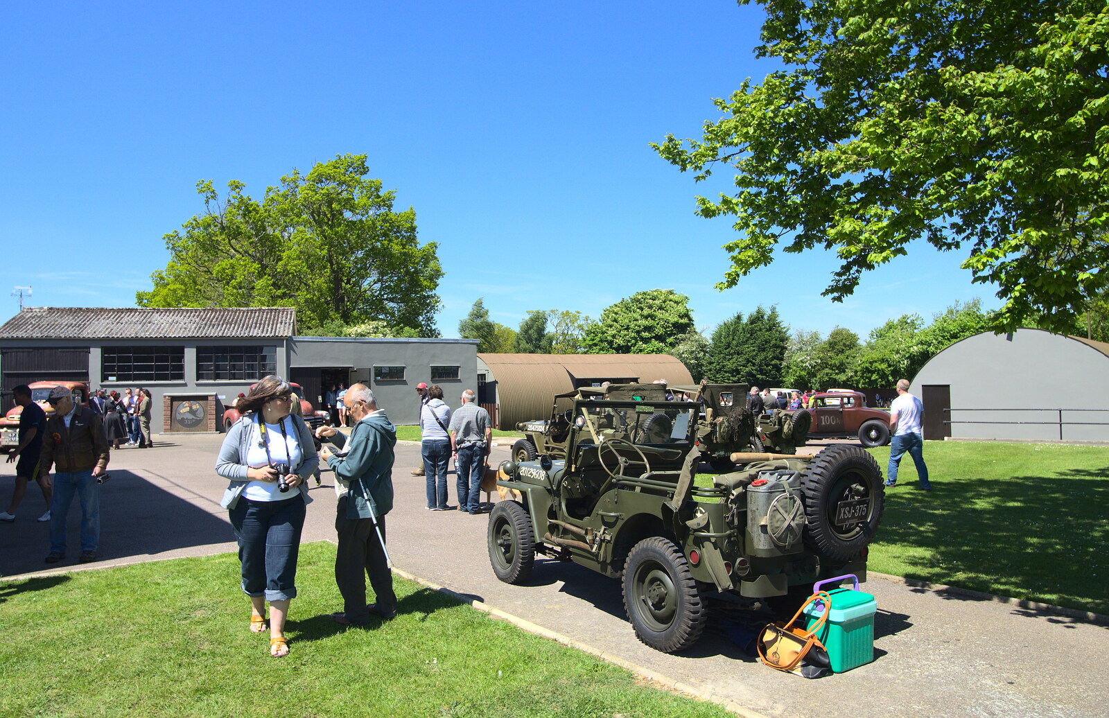 The scene at Thorpe Abbots from A "Sally B" B-17 Flypast, Thorpe Abbots, Norfolk - 27th May 2013
