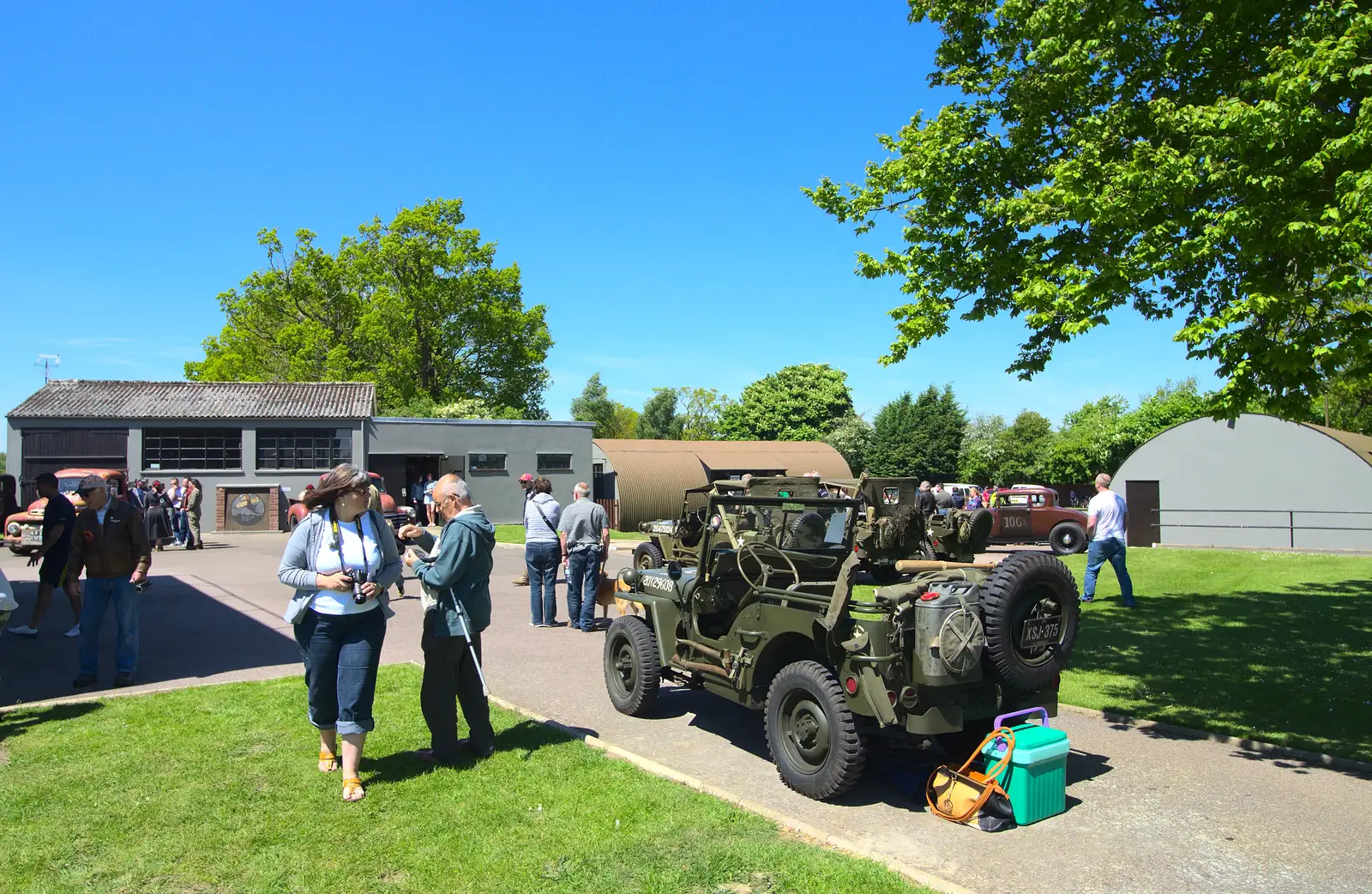 The scene at Thorpe Abbots, from A "Sally B" B-17 Flypast, Thorpe Abbots, Norfolk - 27th May 2013