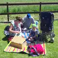 A picnic unfolds, A "Sally B" B-17 Flypast, Thorpe Abbots, Norfolk - 27th May 2013