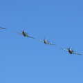 Thunderbolt, Mustang, Hurricane and Spitfire, A "Sally B" B-17 Flypast, Thorpe Abbots, Norfolk - 27th May 2013