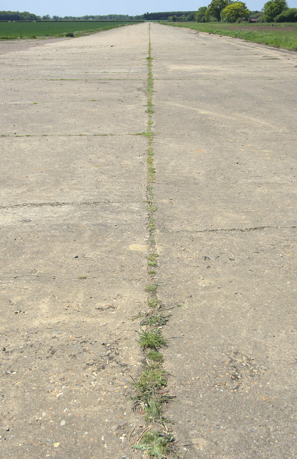 Part of the only remaining taxiway on the airfield from A "Sally B" B-17 Flypast, Thorpe Abbots, Norfolk - 27th May 2013