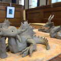 2013 Clay dragons from a previous workshop
