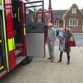 2013 The fire engine, built in Nosher's old hometown of Sandbach