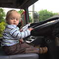 2013 Harry in the fire engine's cab