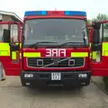 The fire engine, Eye Open Gardens, Suffolk - 1st June 2013