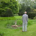 2013 Grandad roams around the gardens of Chandos House