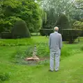 Grandad roams around the gardens of Chandos House, Eye Open Gardens, Suffolk - 1st June 2013