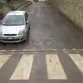 lots of car scrapes on a very steep hill, Marconi, Arezzo and the Sagra del Maccherone Festival, Battifolle, Tuscany - 9th June 2013