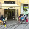 Outside the Cremi Gelateria, Marconi, Arezzo and the Sagra del Maccherone Festival, Battifolle, Tuscany - 9th June 2013