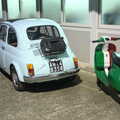 2013 Cinquecento, and an Italian-flagged moped