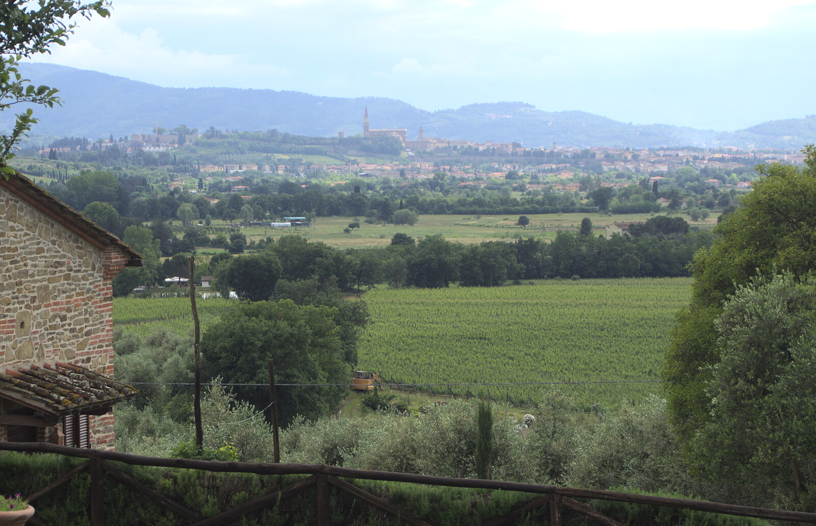 A Tuscan Winery and a Trip to Siena, Tuscany, Italy - 10th June 2013: A view form the garden