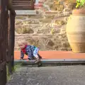 Harry on the path, A Tuscan Winery and a Trip to Siena, Tuscany, Italy - 10th June 2013