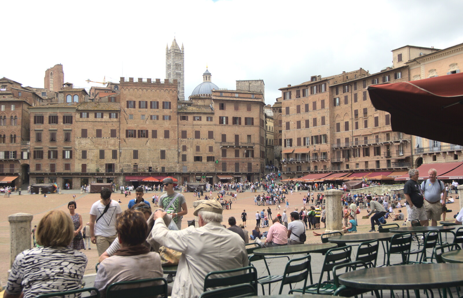 A Tuscan Winery and a Trip to Siena, Tuscany, Italy - 10th June 2013: Piazza del Campo