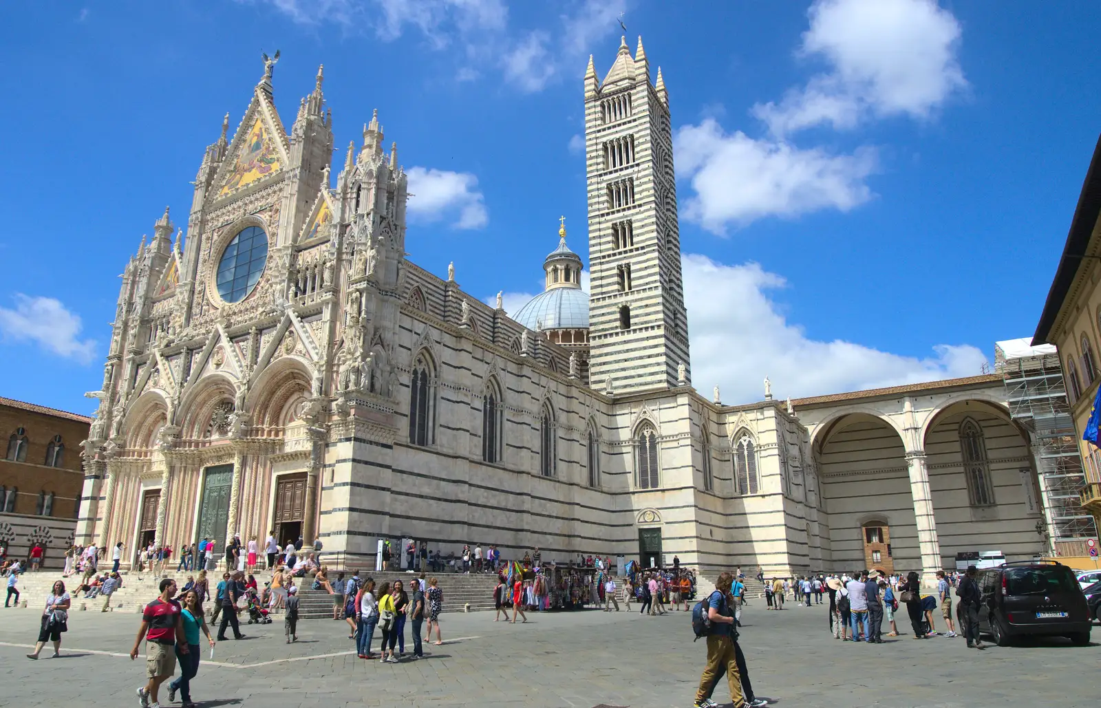 The very-stripey Duomo di Siena, from A Tuscan Winery and a Trip to Siena, Tuscany, Italy - 10th June 2013