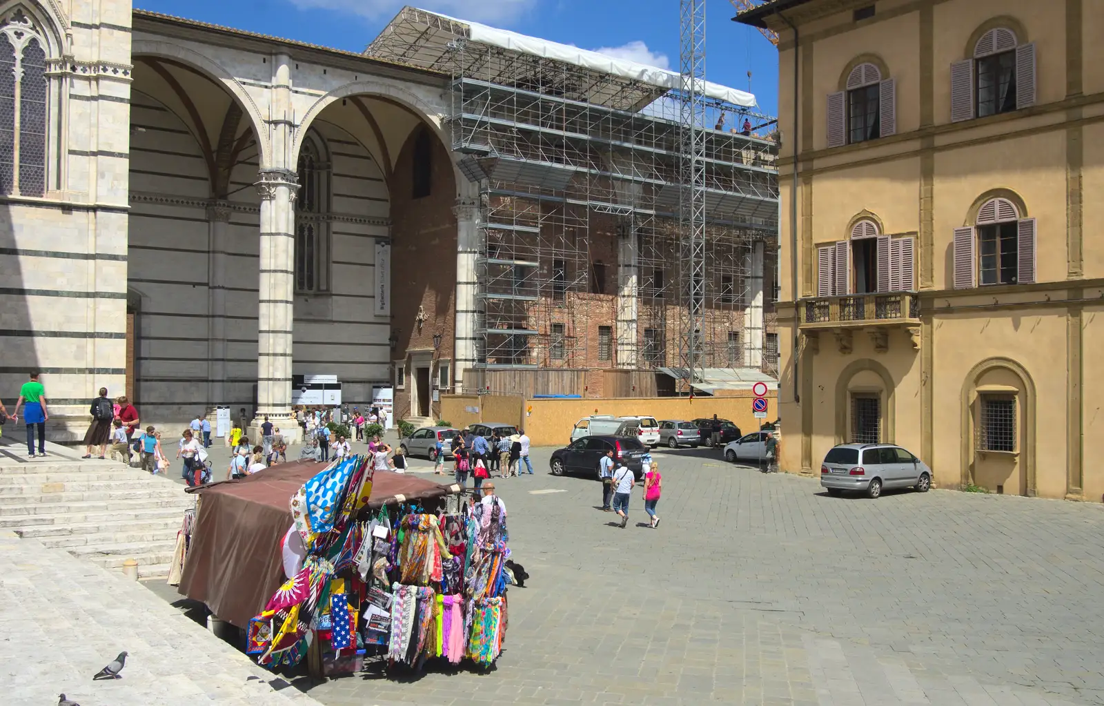 Tourist tat outside the church, from A Tuscan Winery and a Trip to Siena, Tuscany, Italy - 10th June 2013