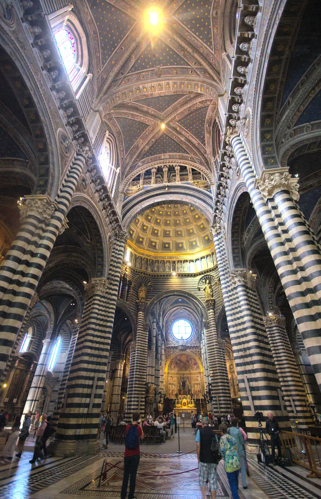 The over-the-top interior of the Duomo di Siena, from A Tuscan Winery and a Trip to Siena, Tuscany, Italy - 10th June 2013