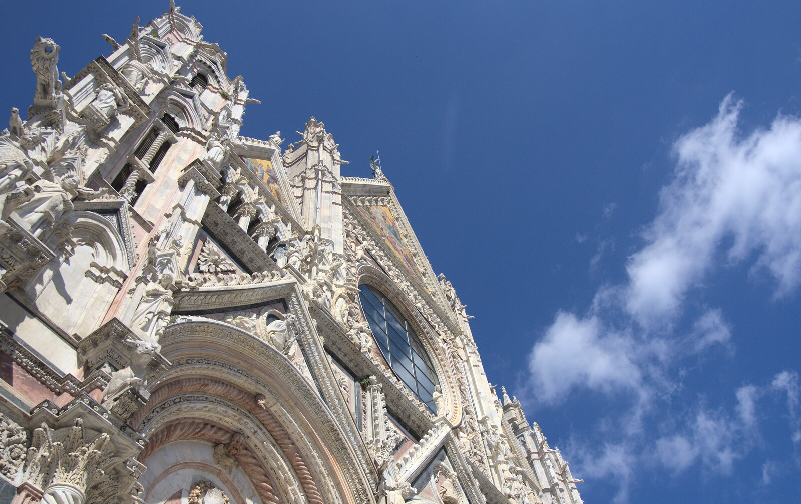 A Tuscan Winery and a Trip to Siena, Tuscany, Italy - 10th June 2013: The over-wrought gothic façade of the cathedral