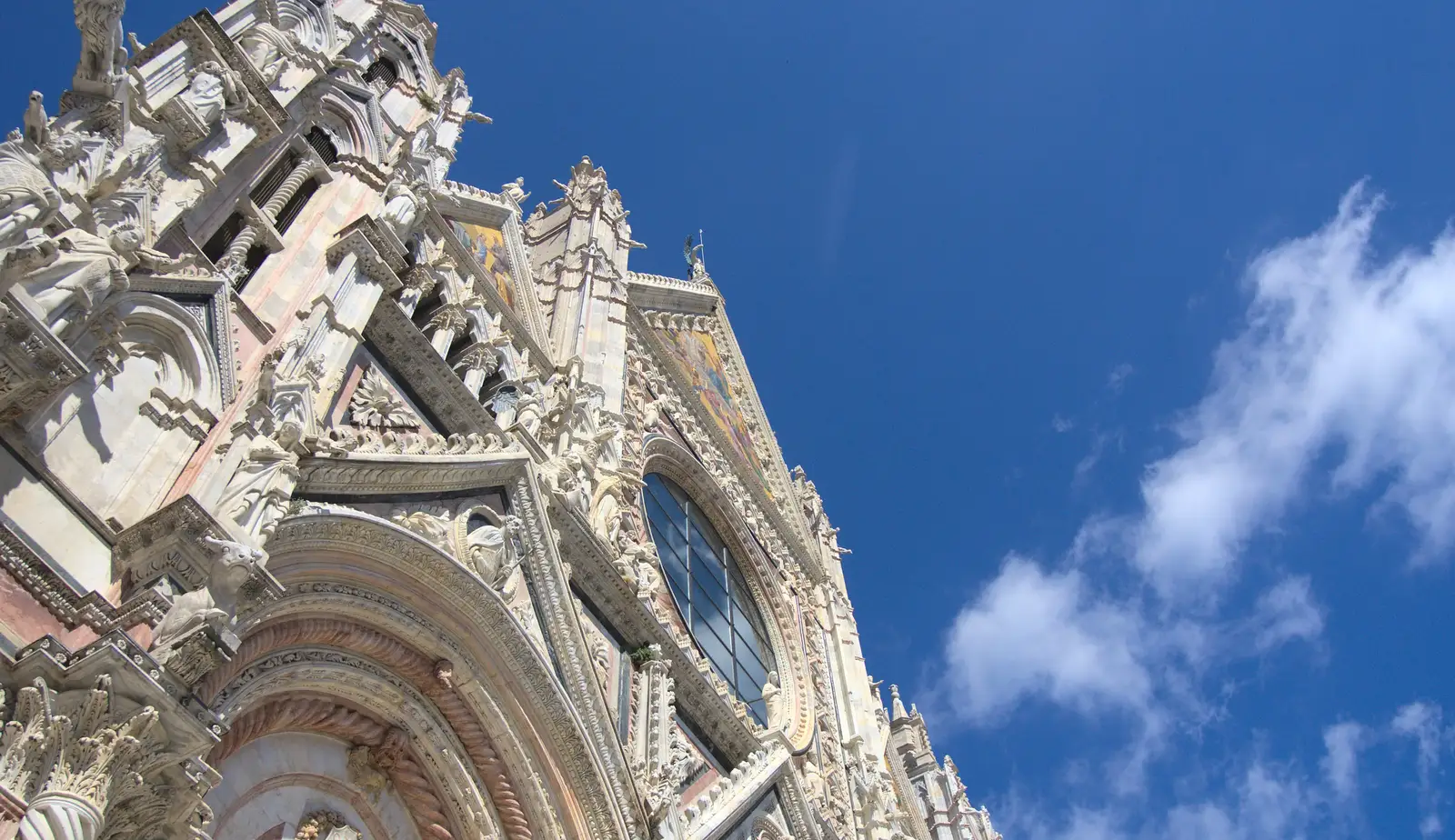 The over-wrought gothic façade of the cathedral, from A Tuscan Winery and a Trip to Siena, Tuscany, Italy - 10th June 2013