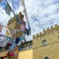 The washing-line art flaps in the breeze, Italian Weddings, Saracens and Swimming Pools, Arezzo, Tuscany - 12th June 2013