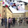 Italian Weddings, Saracens and Swimming Pools, Arezzo, Tuscany - 12th June 2013, The crowds are out under the washing