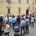 An Italian wedding occurs in the square, Italian Weddings, Saracens and Swimming Pools, Arezzo, Tuscany - 12th June 2013