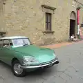 The bride arrived in this lovely old Citroën, Italian Weddings, Saracens and Swimming Pools, Arezzo, Tuscany - 12th June 2013