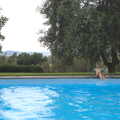 Italian Weddings, Saracens and Swimming Pools, Arezzo, Tuscany - 12th June 2013, Fred kicks in the water