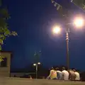 Five people sat on a wall, Italian Weddings, Saracens and Swimming Pools, Arezzo, Tuscany - 12th June 2013