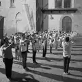 Massed trumpets, Italian Weddings, Saracens and Swimming Pools, Arezzo, Tuscany - 12th June 2013