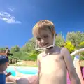 Fred hangs around the pool, Italian Weddings, Saracens and Swimming Pools, Arezzo, Tuscany - 12th June 2013