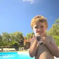 Fred with Isobel's sunglasses, Italian Weddings, Saracens and Swimming Pools, Arezzo, Tuscany - 12th June 2013