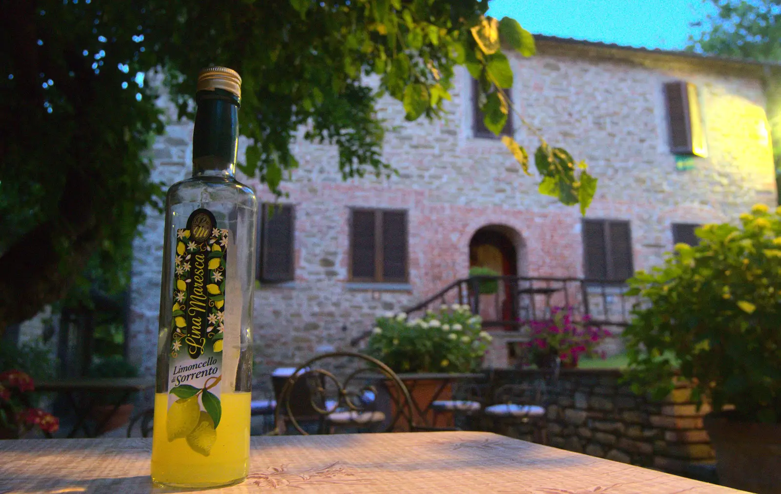 Ahh, the rustic joys of Limoncello time, from Italian Weddings, Saracens and Swimming Pools, Arezzo, Tuscany - 12th June 2013