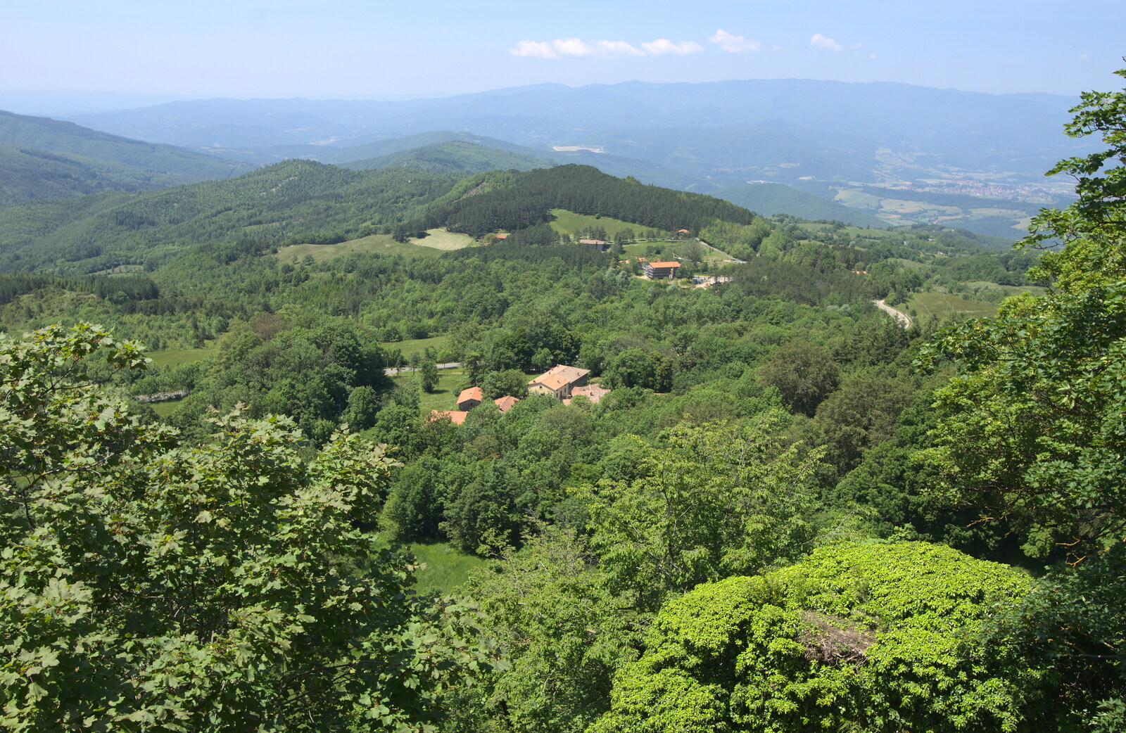 A view from the monastery from La Verna Monastery and the Fireflies of Tuscany, Italy - 14th June 2013
