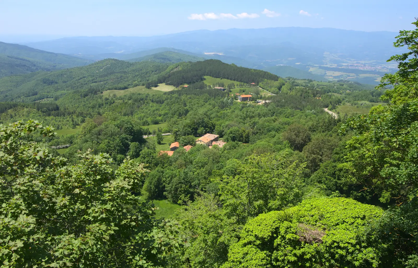 A view from the monastery, from La Verna Monastery and the Fireflies of Tuscany, Italy - 14th June 2013