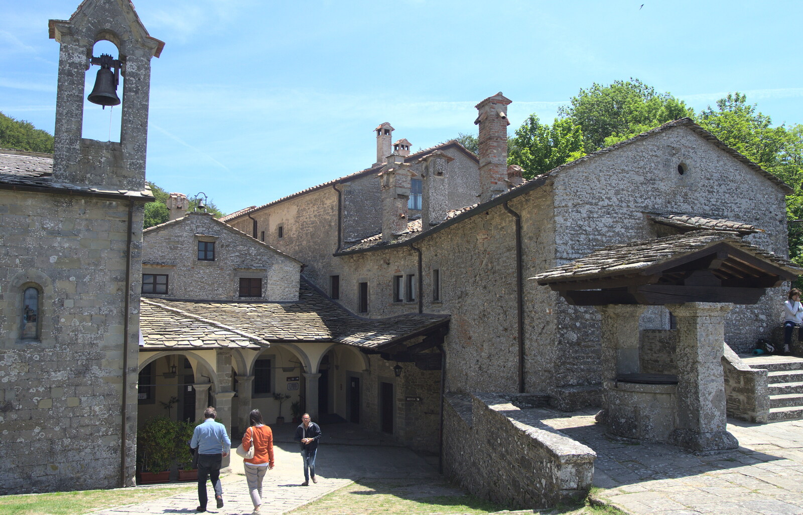 The monastery of La Verna from La Verna Monastery and the Fireflies of Tuscany, Italy - 14th June 2013