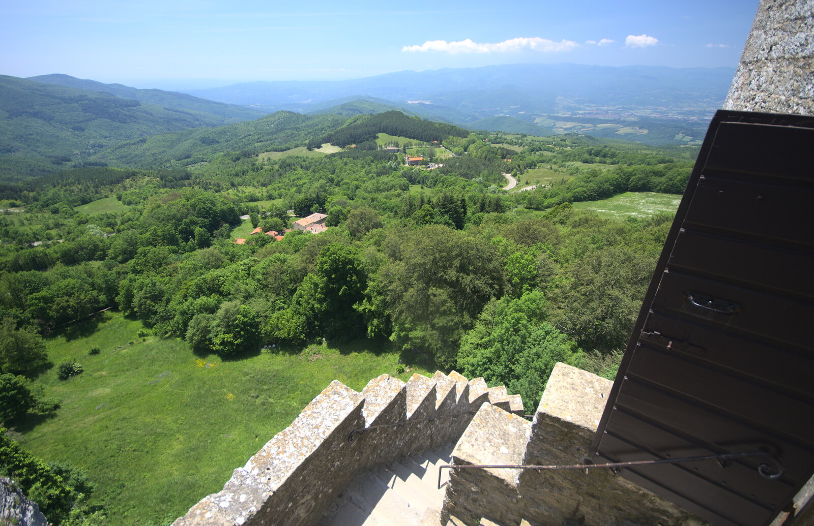 It doesn't look nearly as high up as it is from La Verna Monastery and the Fireflies of Tuscany, Italy - 14th June 2013